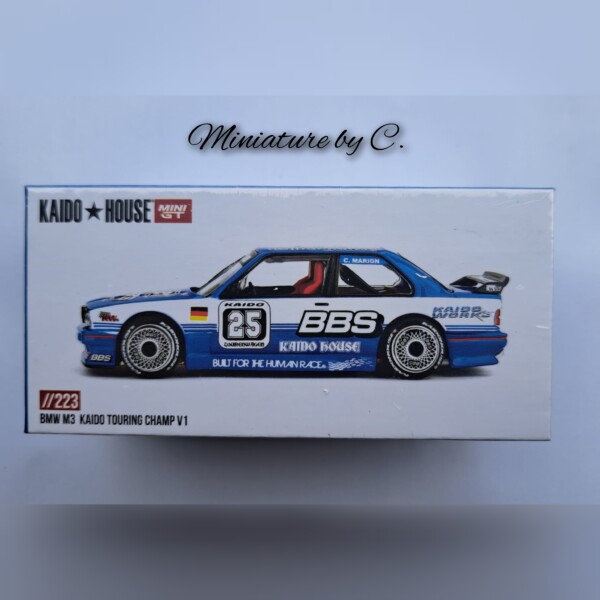 BMW M3 Kaido Touring Champ V1 – Kaido House x Mini GT – Édition Limitée-1:64éme