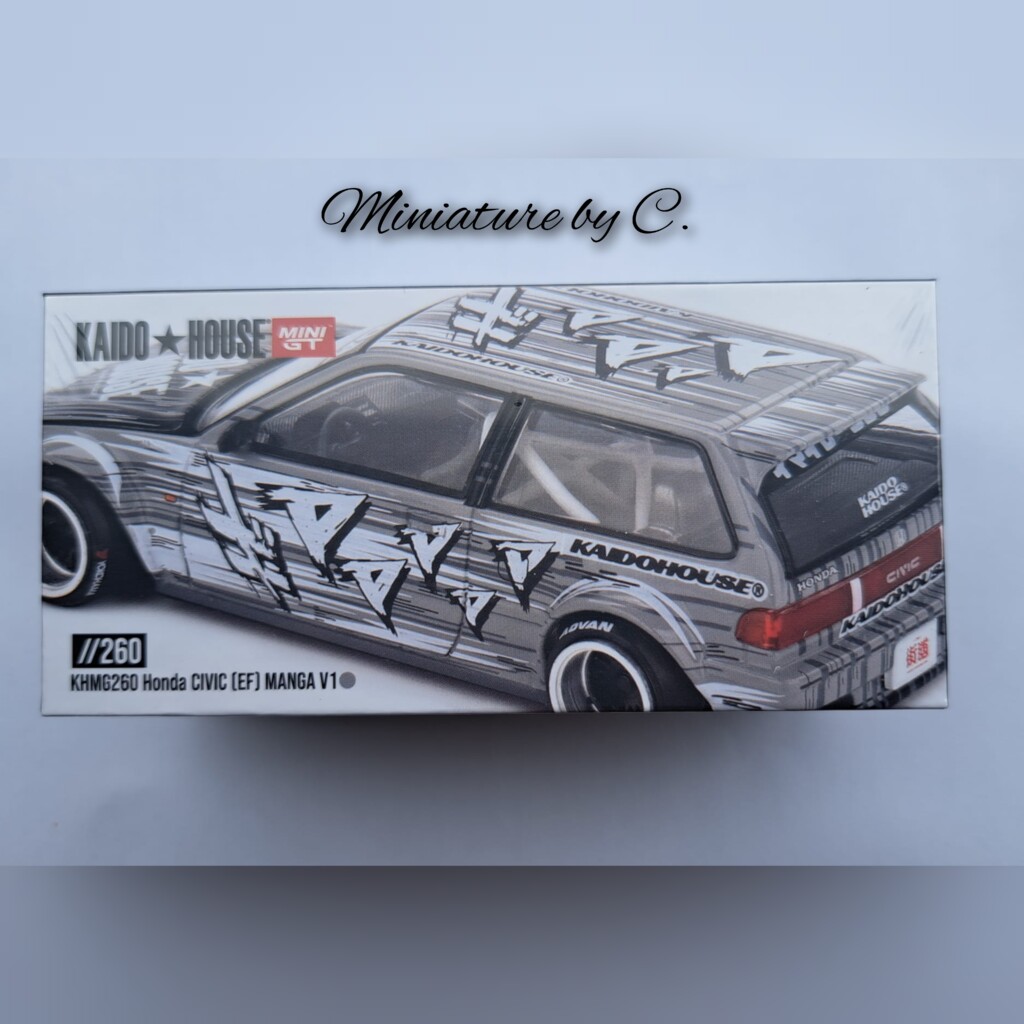 Honda Civic EF Manga V1 – Kaido House x Mini GT – Édition Limitée-1:64éme