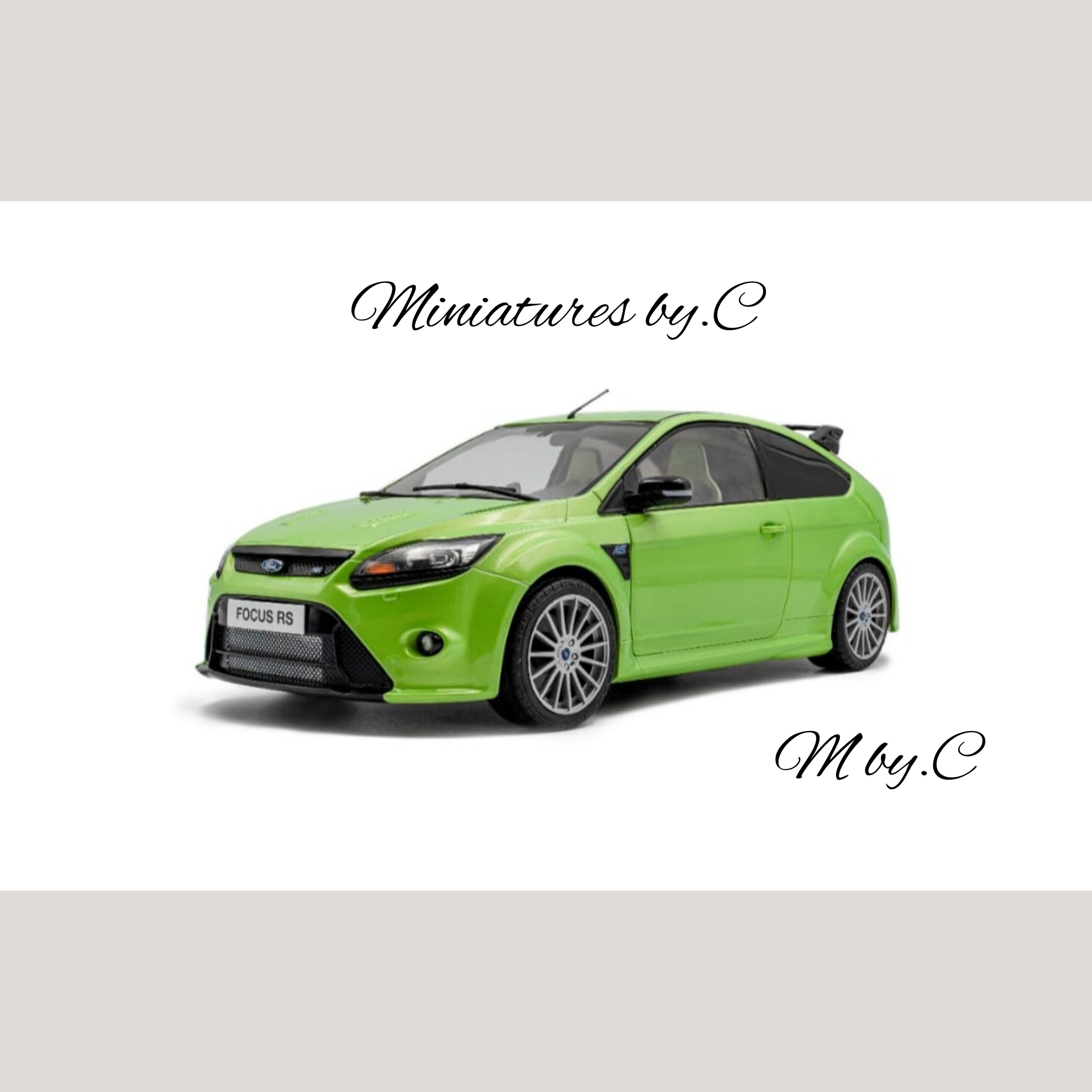 Ford Focus RS MK2 Ultimate Green Metallic 2009 – Solido – 1:18éme