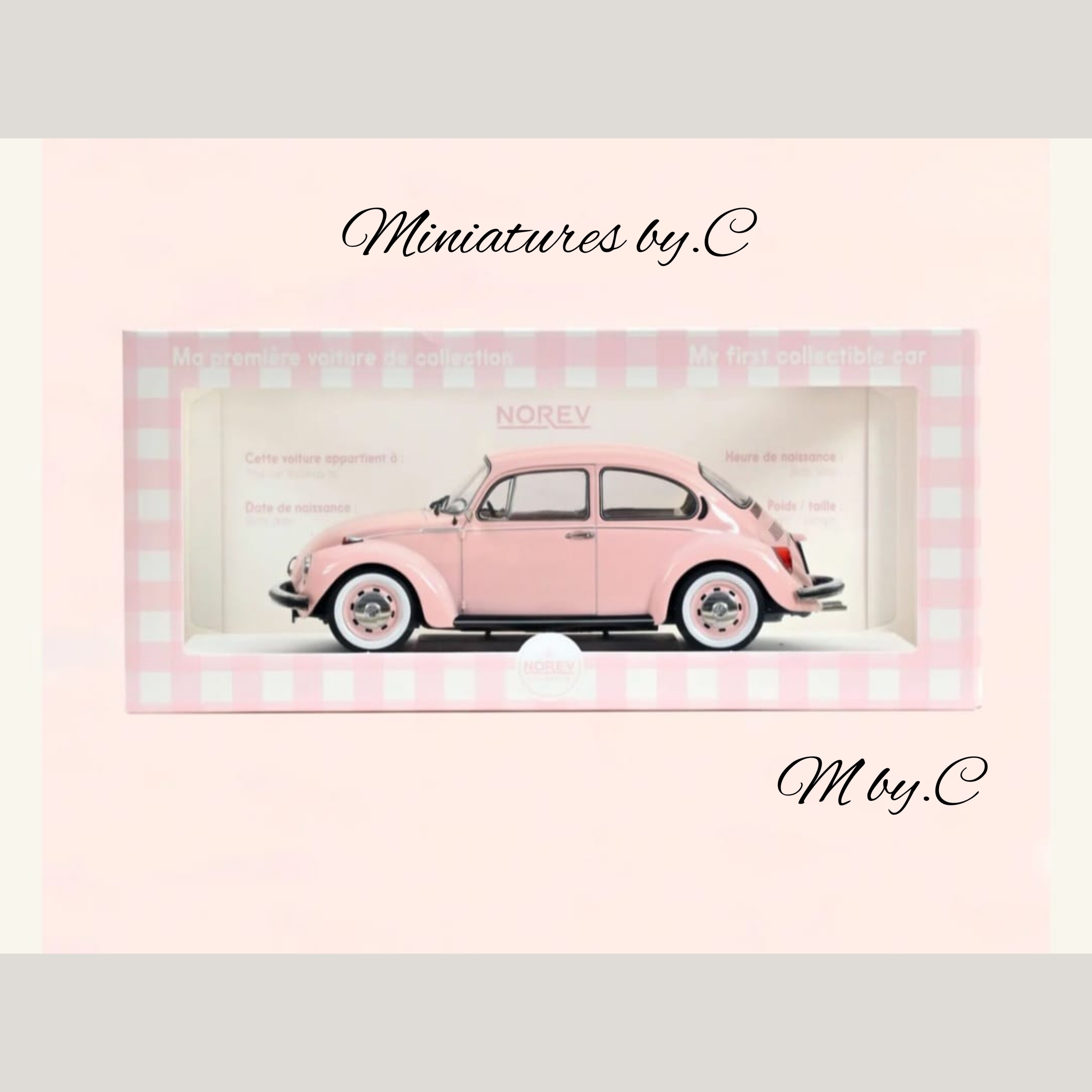 Volkswagen Beetle 1303 Pink – Norev – 1:18éme
