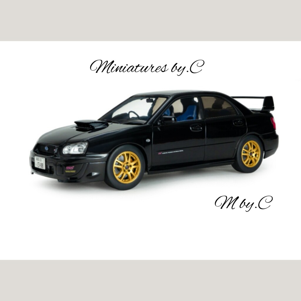 Subaru Impreza WRX STI Java Black Pearl – Solido – 1:18éme