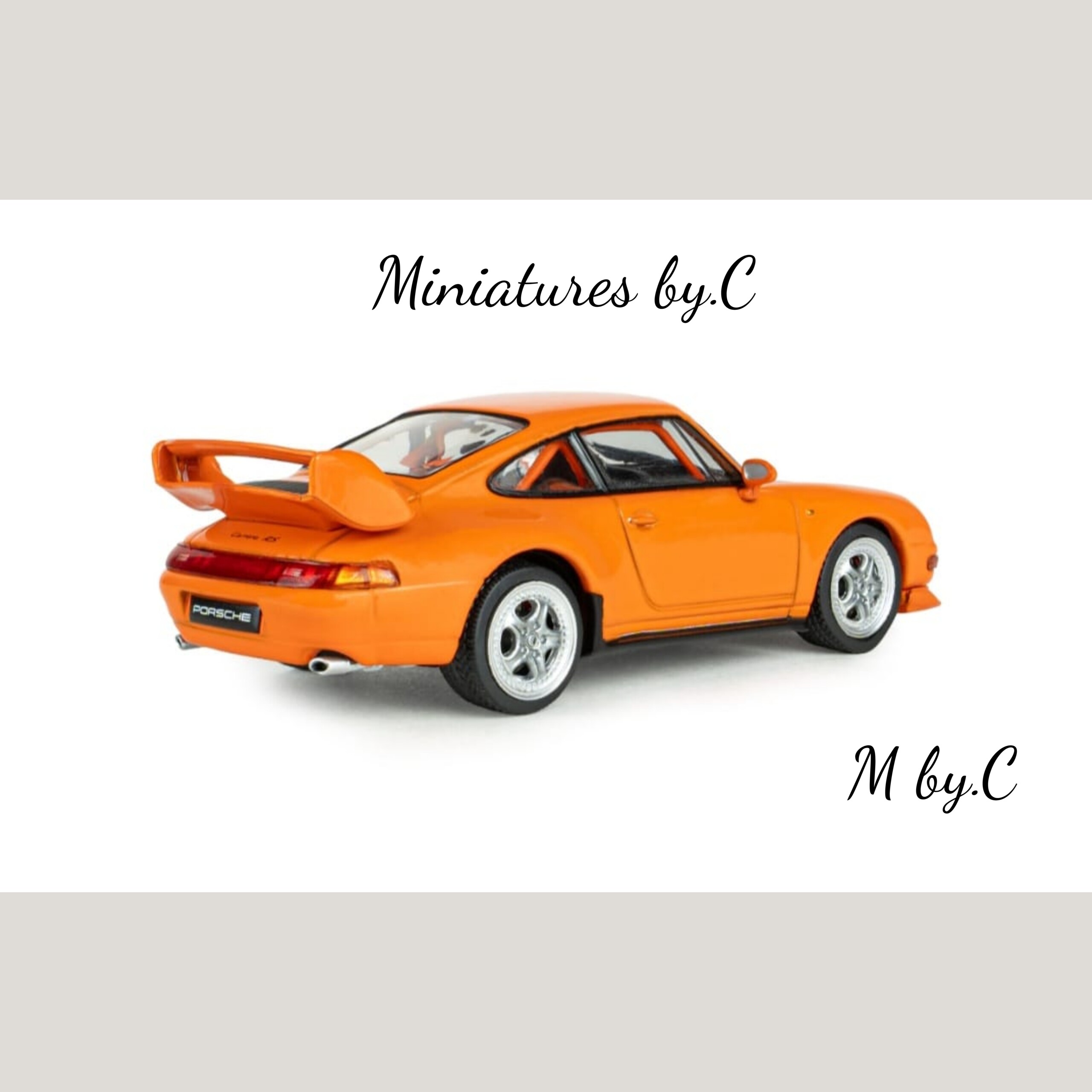 Porsche 911 (993) RS Clubsport Blood Orange 1995 – Solido – 1:43éme – Image 2