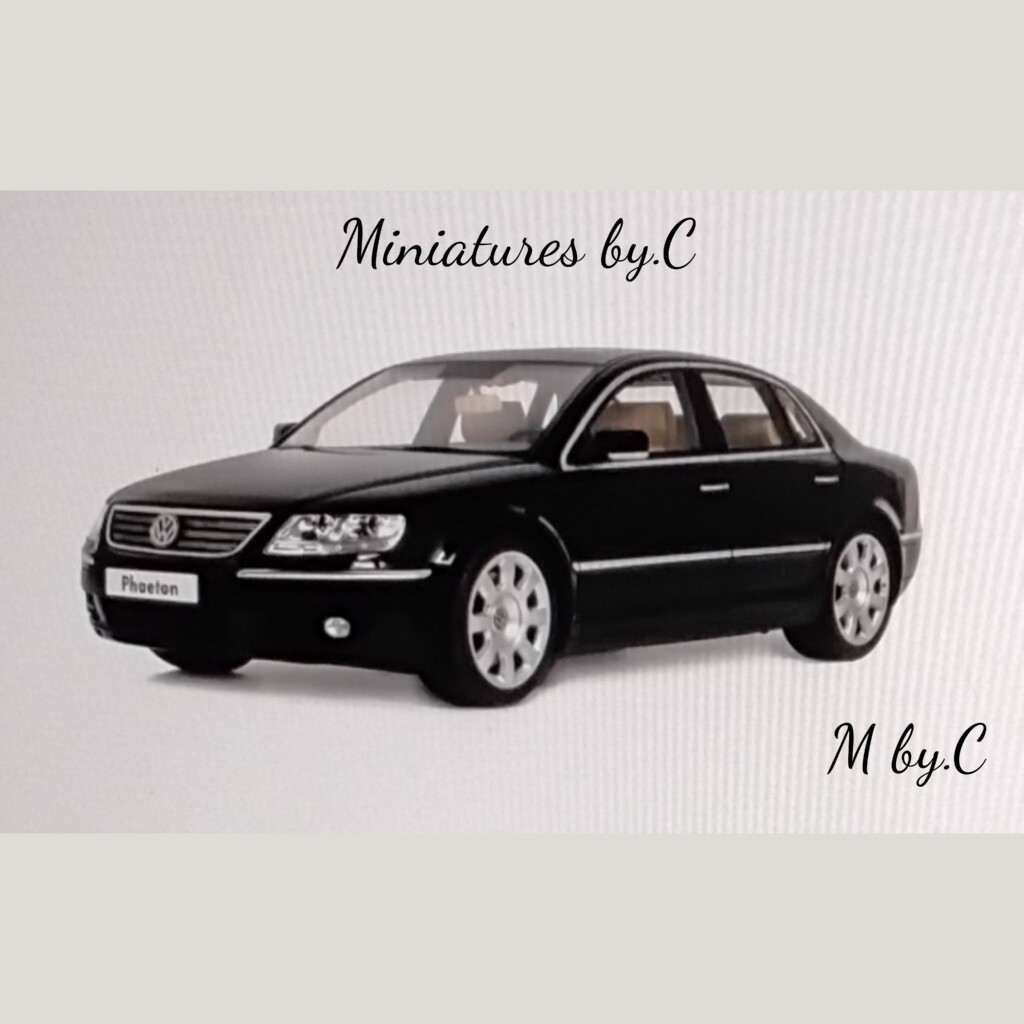 Volkswagen Phaeton 6.0 W12 Black L041 2005 – OttOmobile – 1:18ème