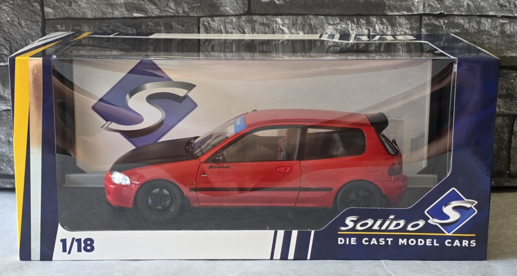 Honda Civic (EG6) RED Spoon Version 1/18ème Solido