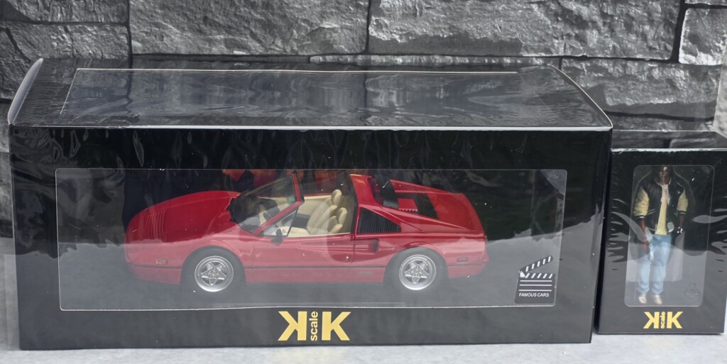 Ferrari 328 GTS (le flic de beverly hills) + Figurine 1:18éme- KK Scale